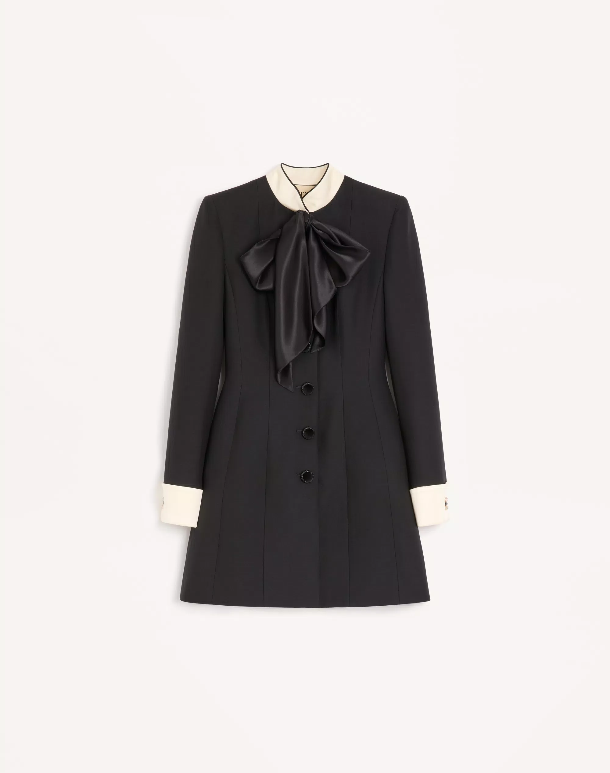 Vestido curto Crepe Couture