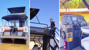 Moondeck é o Piso Náutico de EVA do Barco que Virginia deu para Leonardo