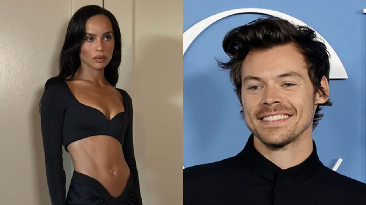 Harry Styles e Zoë Kravitz reforçam rumores de suposto romance  | Reprodução/Instagram/@zoeisabellakravitz e @harrystyles