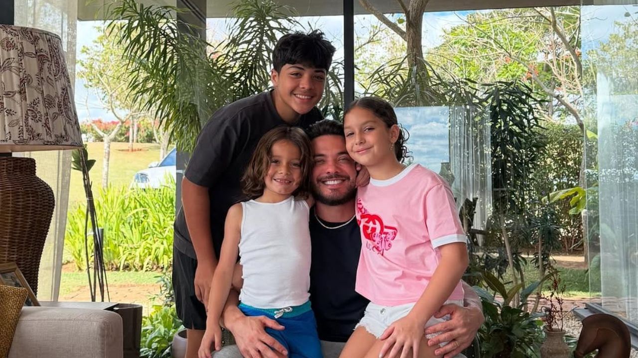 Wesley Safadão e seus filhos | Reprodução/Instagram/@wesleysafadao