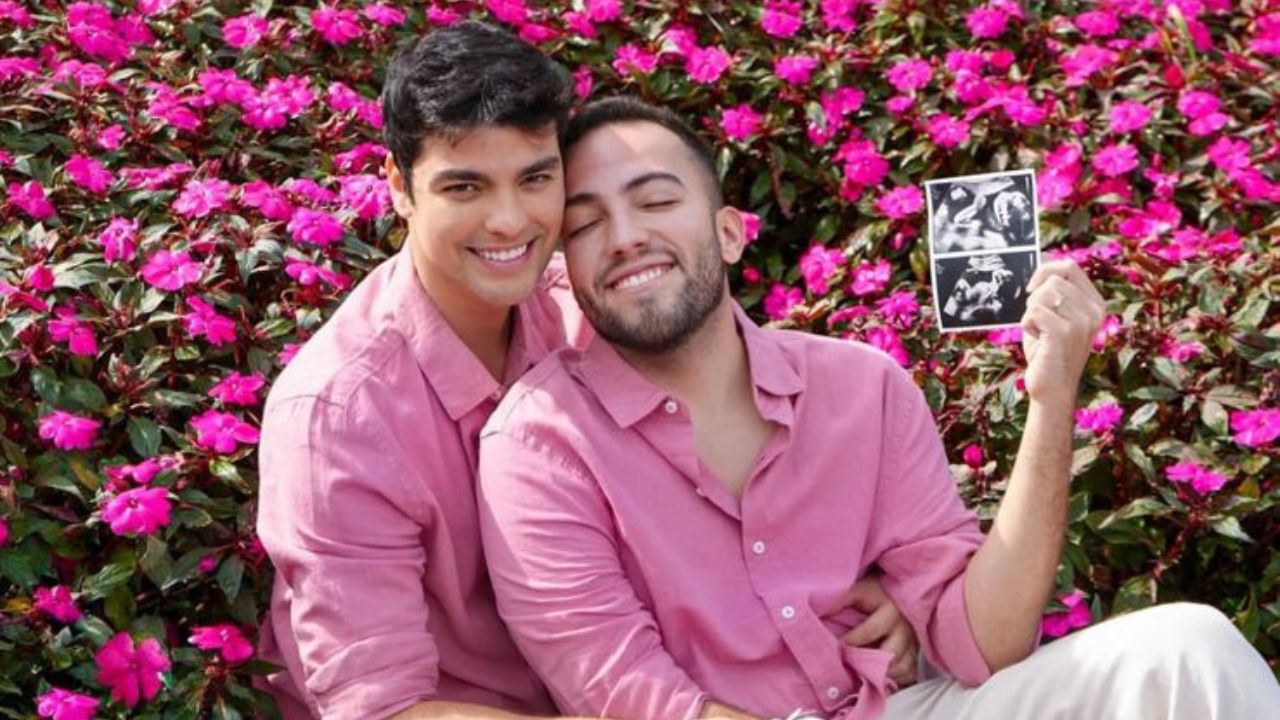 Lucas Rangel e Lucas Bley comemoram a vinda de Mia | Reprodução/Instagram/@lucasrangel