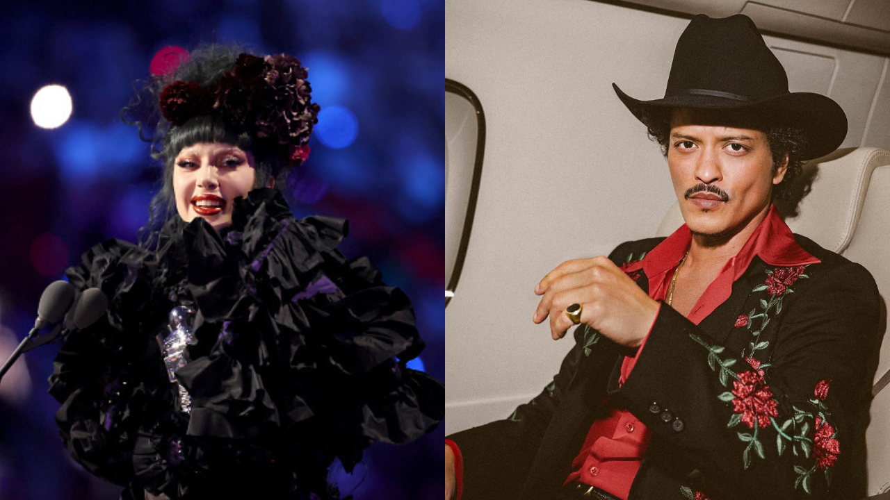 Lady Gaga e Bruno Mars levam VMA de "Melhor Música | Reprodução/Getty Images Embed/Mike Coppola/Instagram/@brunomars)