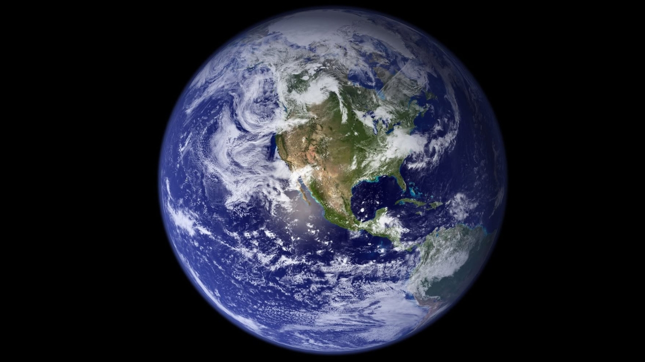 Imagem da Terra captada por satélite da NASA | Reprodução/Instagram/@nasa