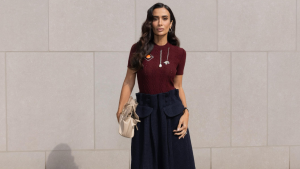 Silvia Braz brilha no desfile da Prada 