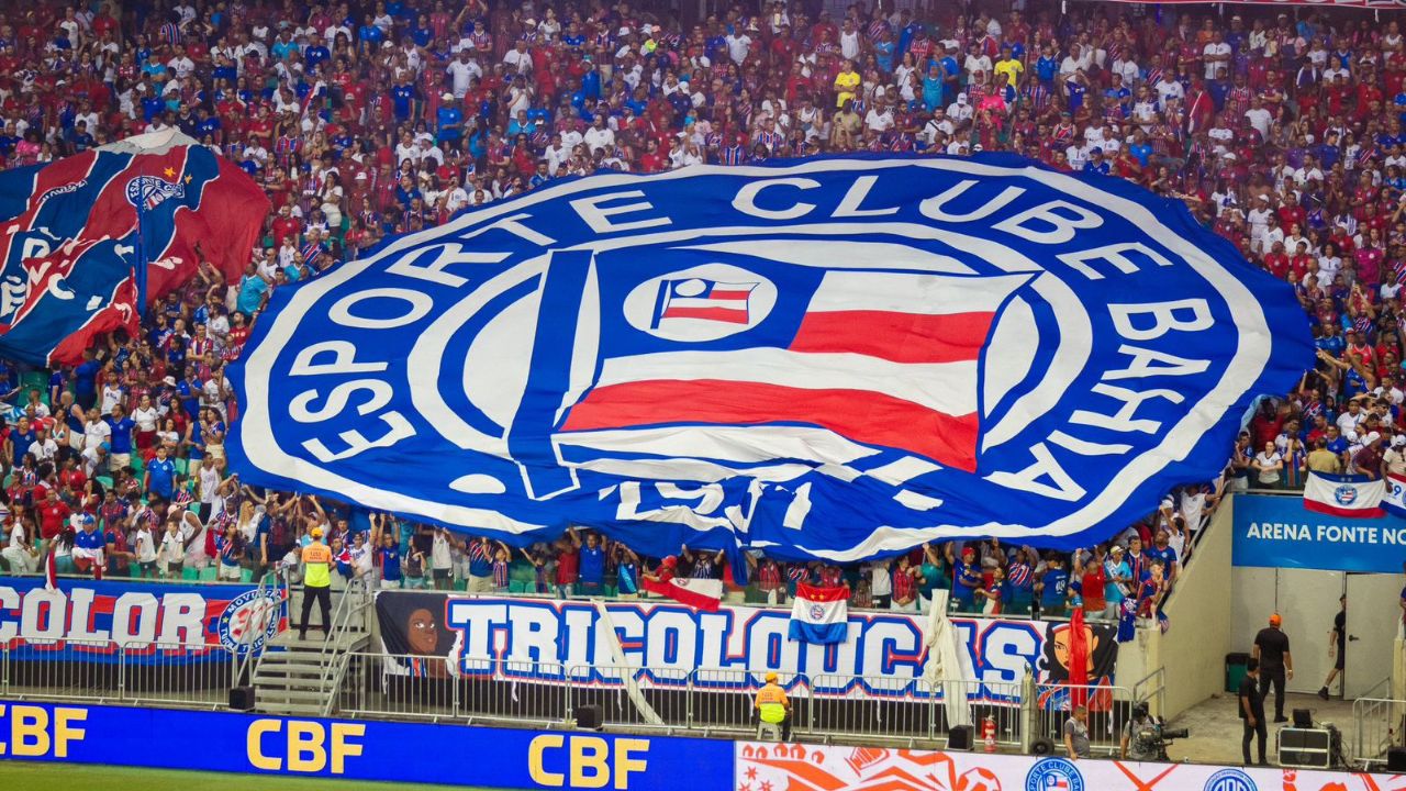 Torcida do Bahia na Arena Fonte Nova | Reprodução/X/@ecbahia