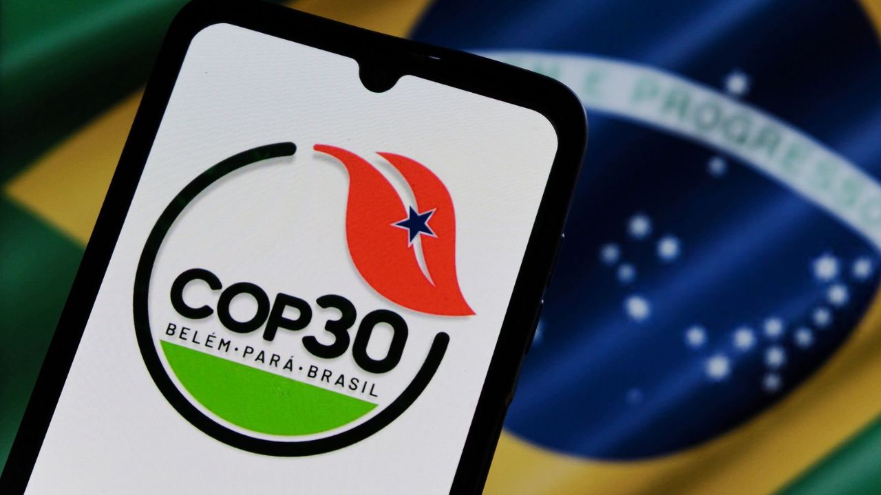 Logotipo da COP30 | Reprodução/Algi Febri Sugita/SOPA Images/LightRocket/Getty Images Embed