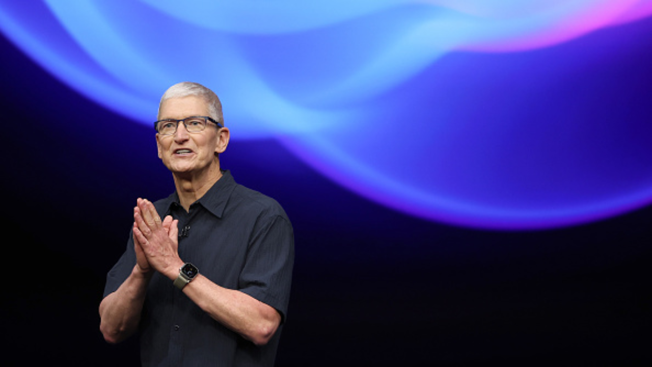 Tim Cook, CEO da Apple | Reprodução/Justin Sullivan/Getty Images Embed
