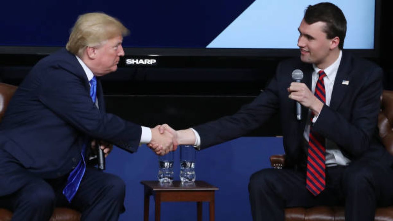 Donald Trump e Charile Kirk | Reprodução/ Mark Wilson/Getty Images Embed