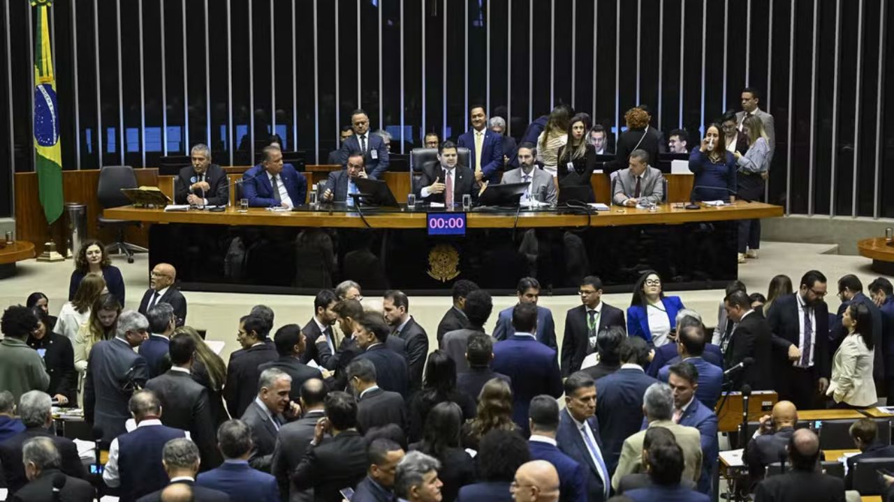 Câmara dos Deputados durante sessão | Reprodução/Andressa Anholete/Agência Senado