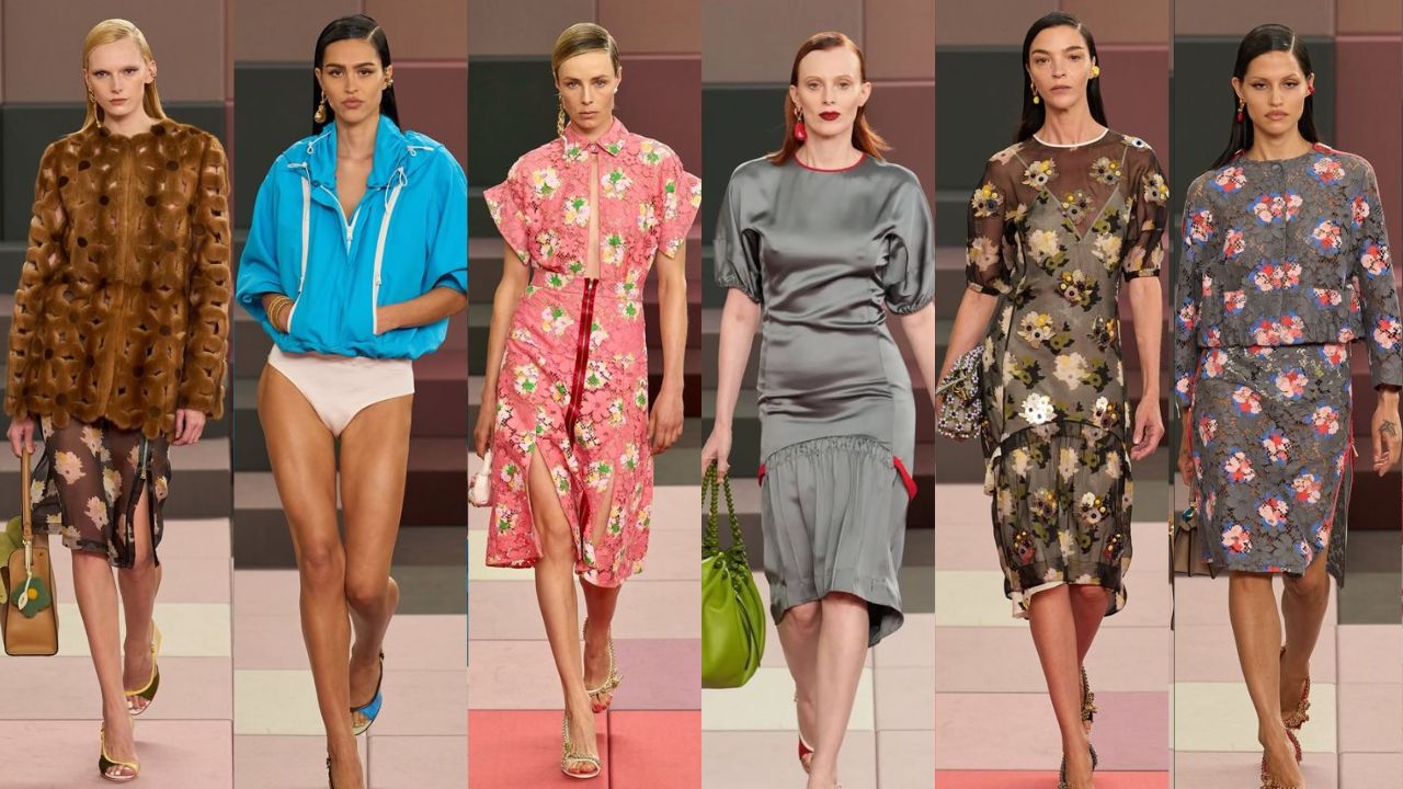 Fendi celebra diversidade e estilo em um desfile para ficar marcado na história | Reprodução/Instagram/@gabsposted/@style_echo/@voguegermany