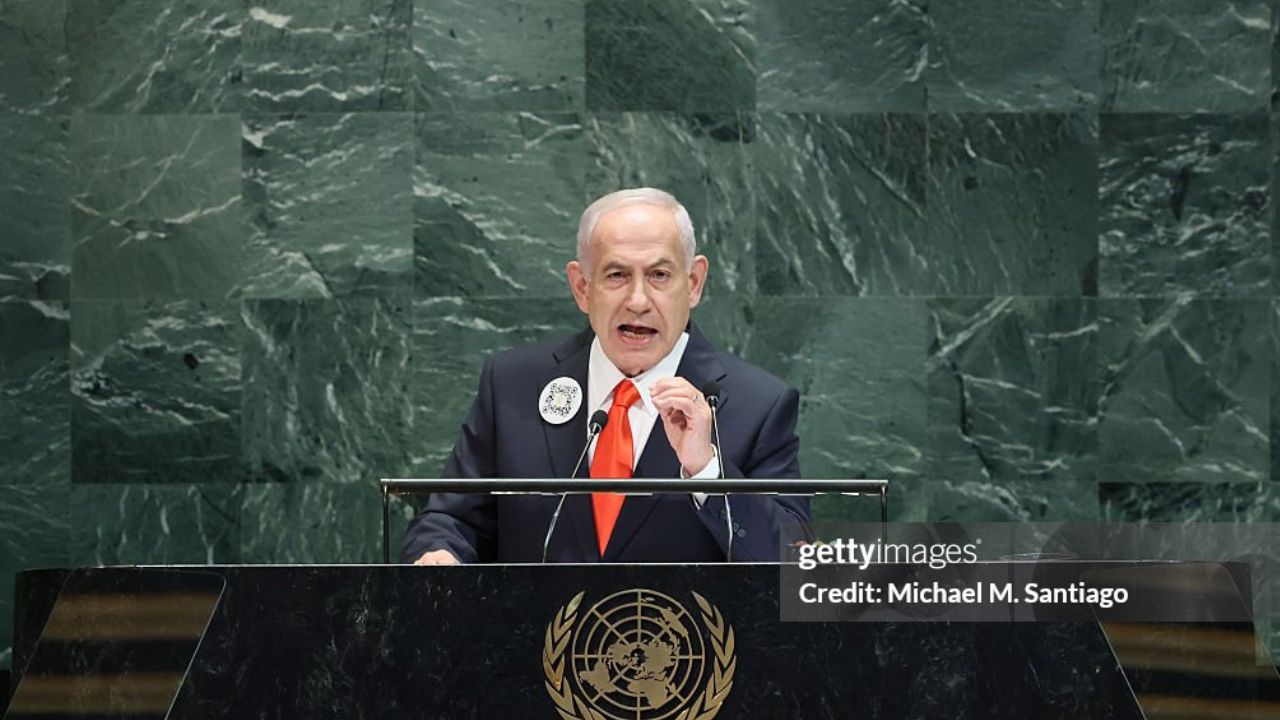Benjamin Netanyahu | Reprodução/Michael M. Santiago/Getty Images Embed