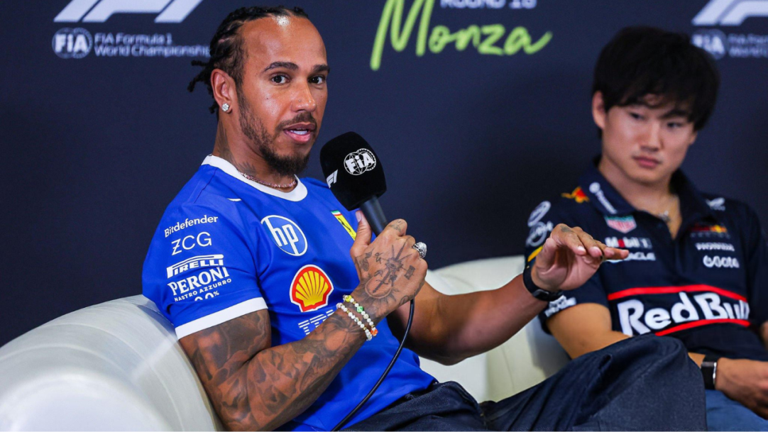 Erro da Ferrari marca corrida de Hamilton na Itália