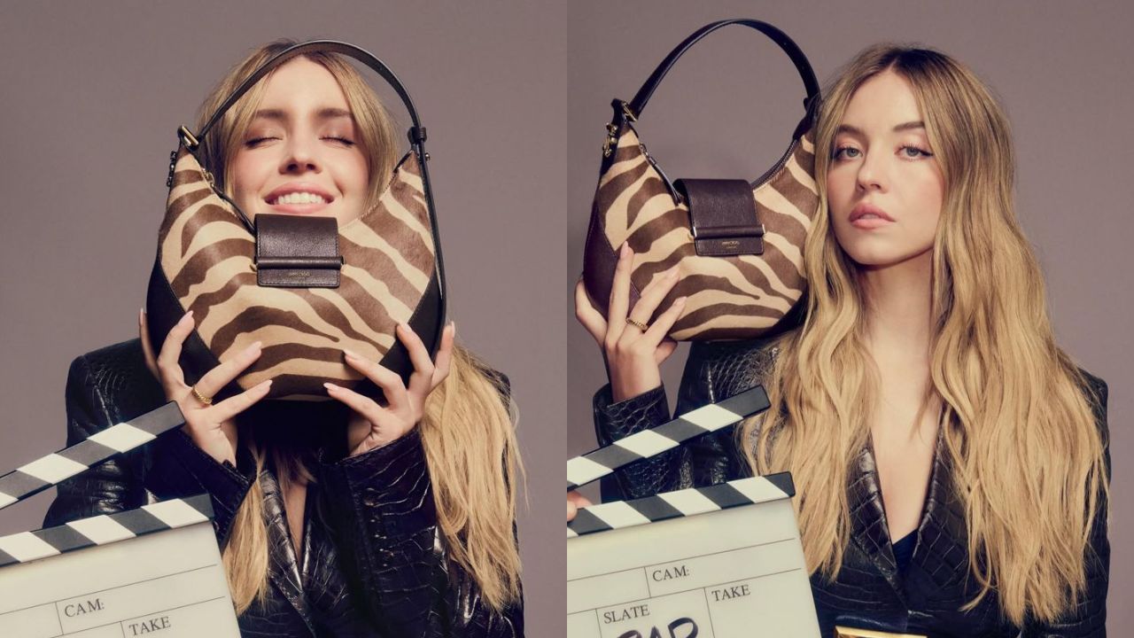 Sydney Sweeney estreia na campanha da Jimmy Choo | Reprodução/Instagram/@jimmychoo