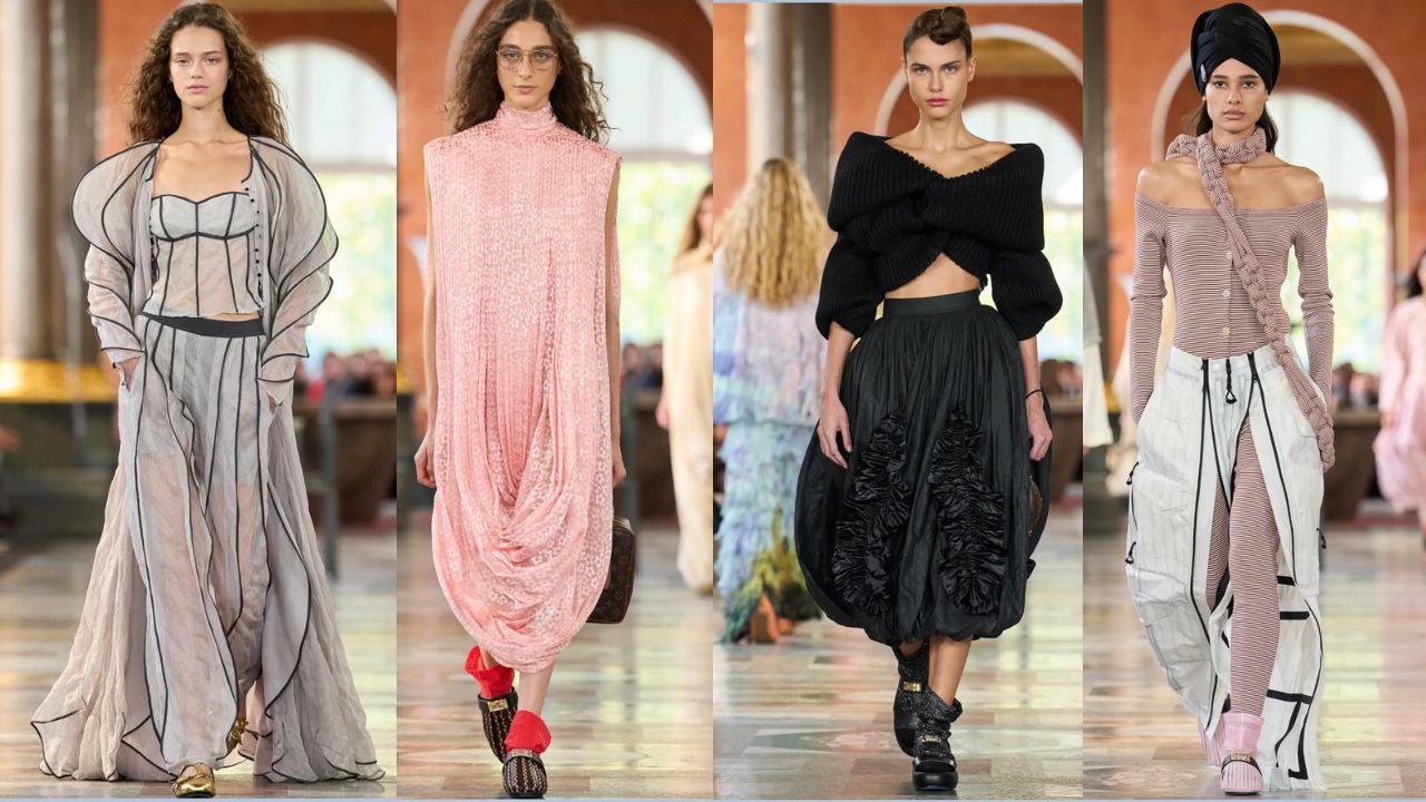 Desfile da coleção primavera verão 2026 da Louis Vuitton  | Reprodução/Instagram/@marieameliesauve