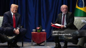 Trump parabeniza Lula por seu aniversário e elogia reunião com o presidente do Brasil