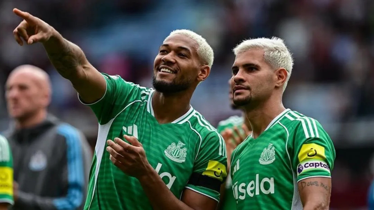 Joelinton e Bruno Guimarães | Reprodução/Instagram/@joelinton34