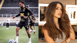 Neymar e Bruna Biancardi encantam com registro fofo ao lado das filhas