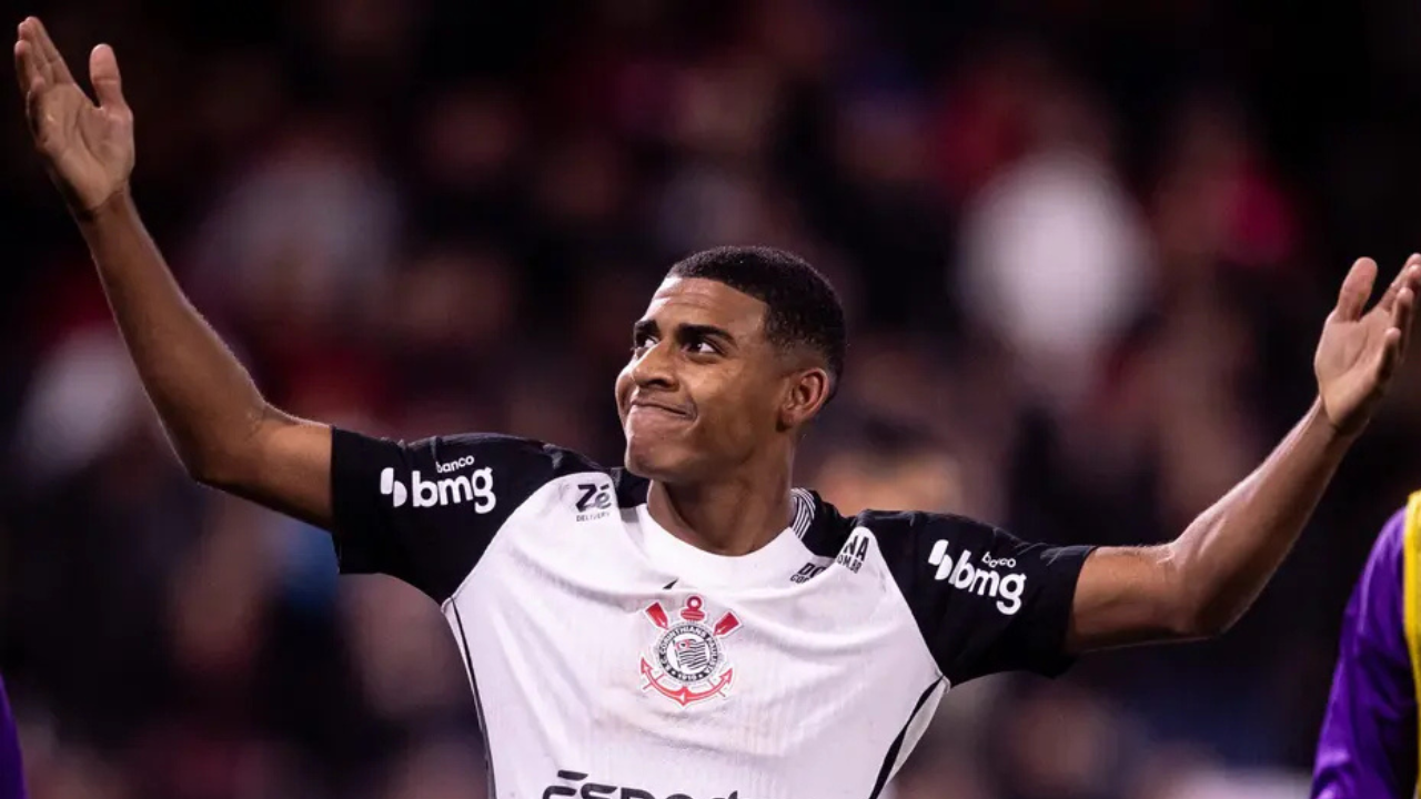 Gui Negão marcou o gol do Corinthians Instagram I Corinthians I Rodrigo Coca