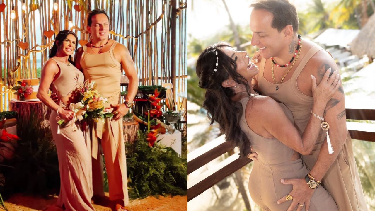 Gretchen renova votos de casamento em Salinópolis-PA