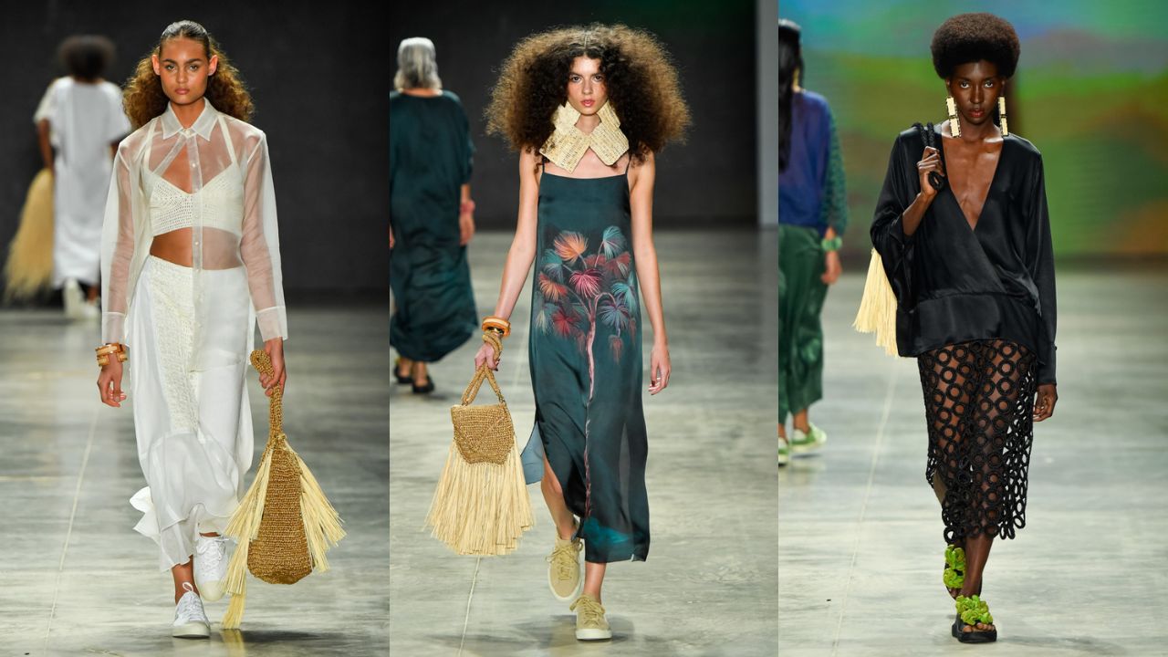 Catarina Mina SPFW N60 | Reprodução/SPFW/@agfotosite