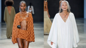 Sagrado Feminino guia desfile da SAU e celebra a força ancestral no beachwear do Verão 2026