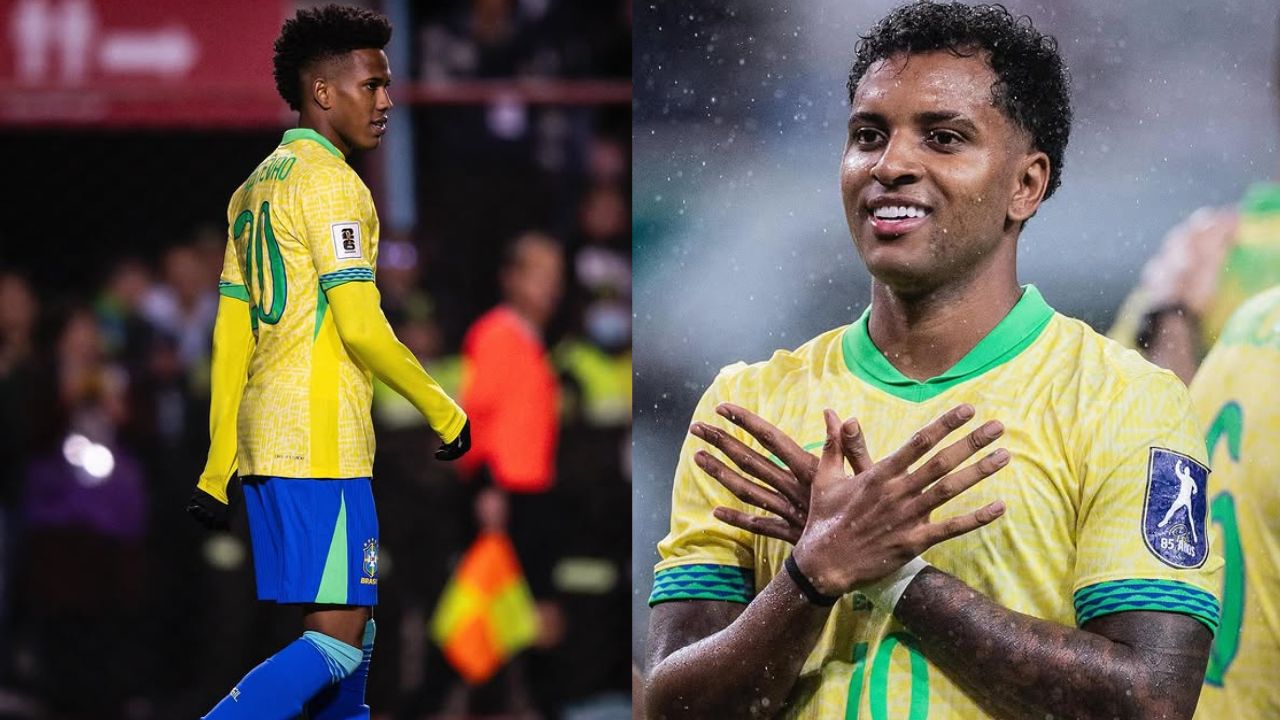 Estevão e Rodrygo | Reprodução/Instagram/@estevãowilliam_/@rodrygogoes