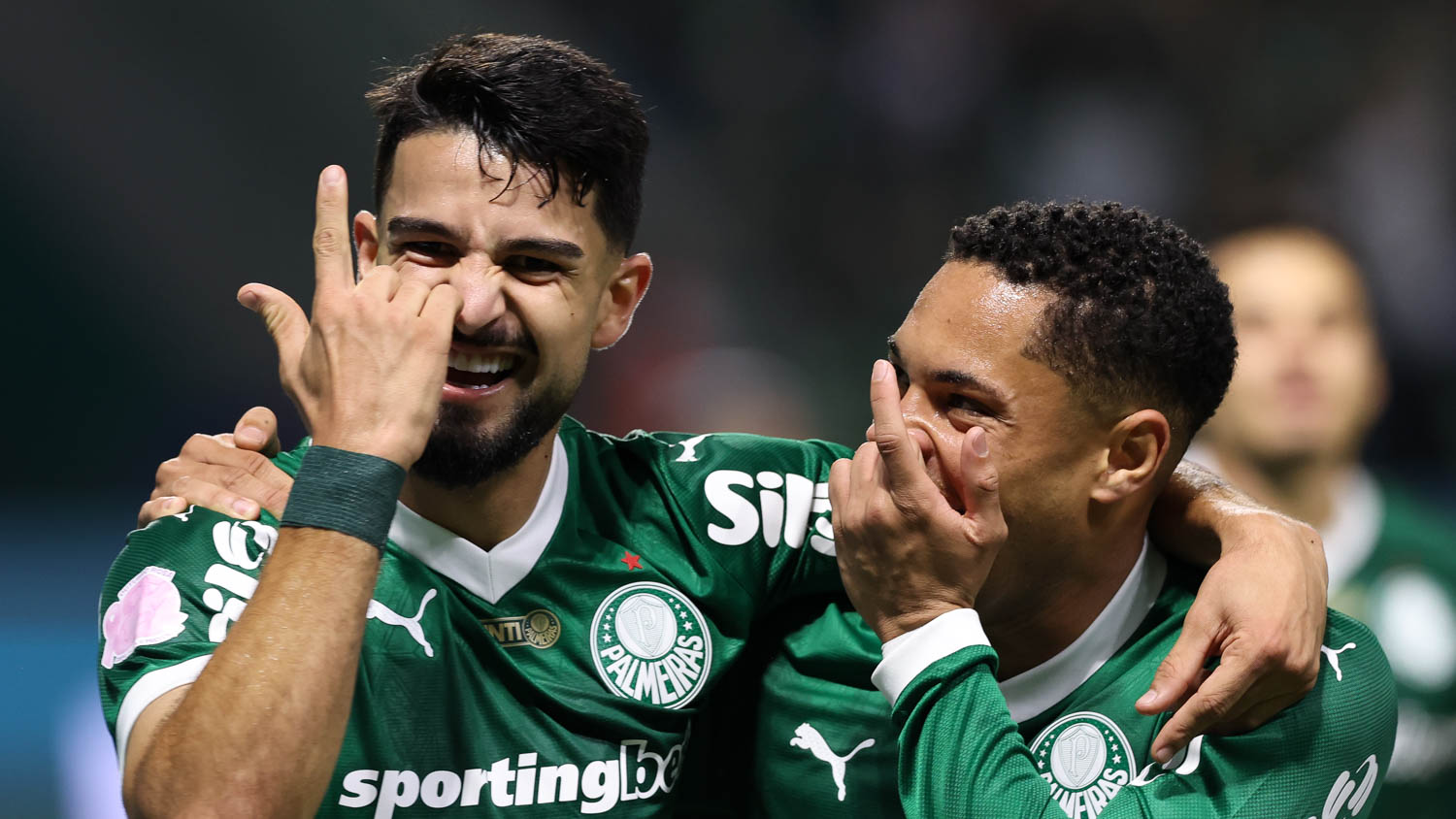 Flaco López e Vitor Roque decidem mais uma vez para o Palmeiras | Reprodução | Cesar Greco | Palmeiras