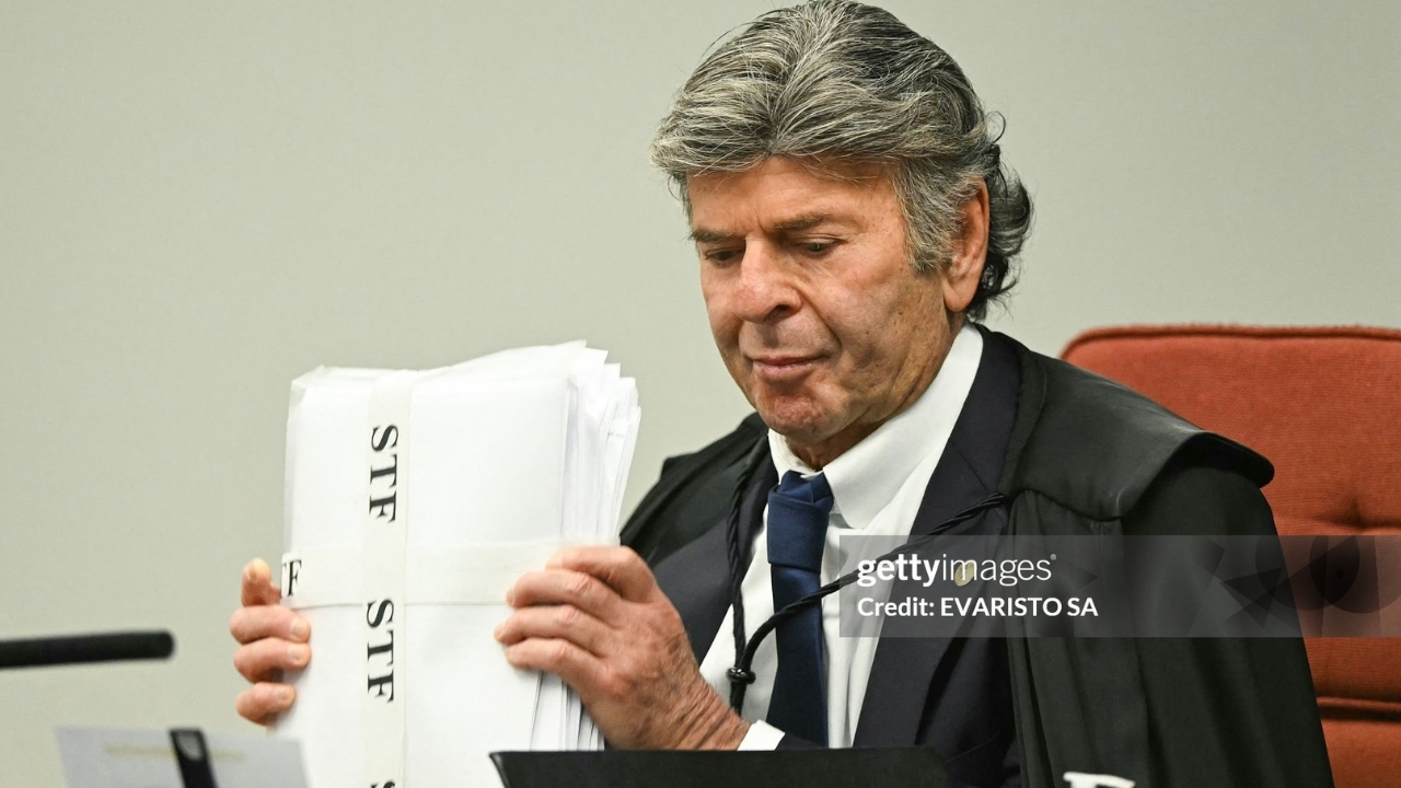 Ministro Luiz Fux no STF | Reprodução/Evaristo Sa/ Getty Images Embed