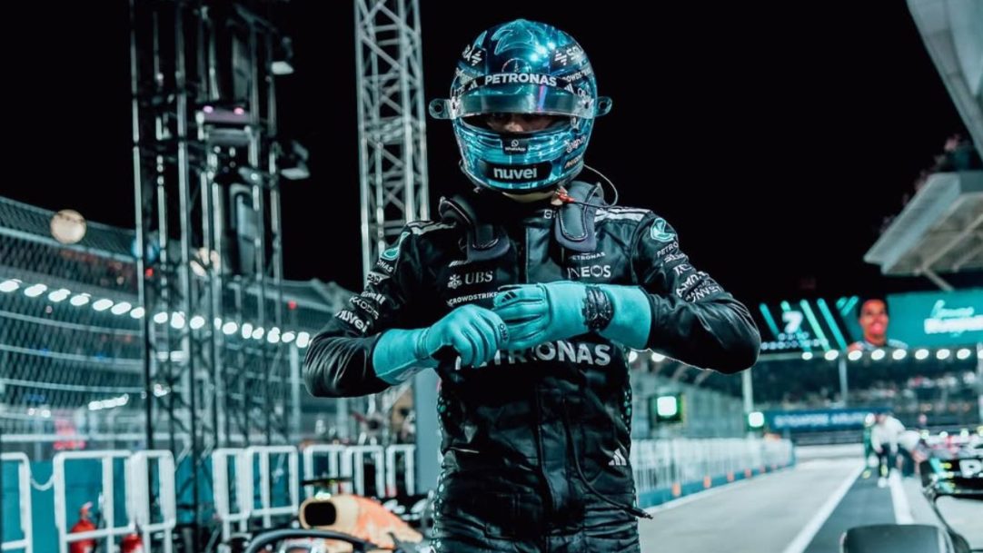 George Russell garante a pole position no GP de Singapura de F1