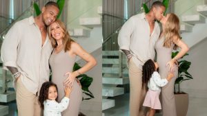 Lore Improta exibe barriguinha em restaurante de São Paulo