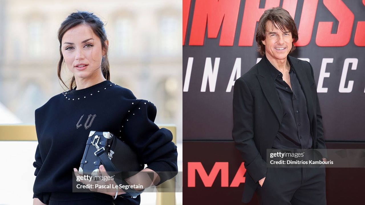 Ana de Armas e Tom Cruise | Reprodução/ Pascal Le Segretain /Dimitrios Kambouris/Getty Images Embed 
