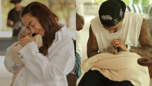 Gabigol e Rafaella Santos adotam cachorrinha após reatarem o namoro