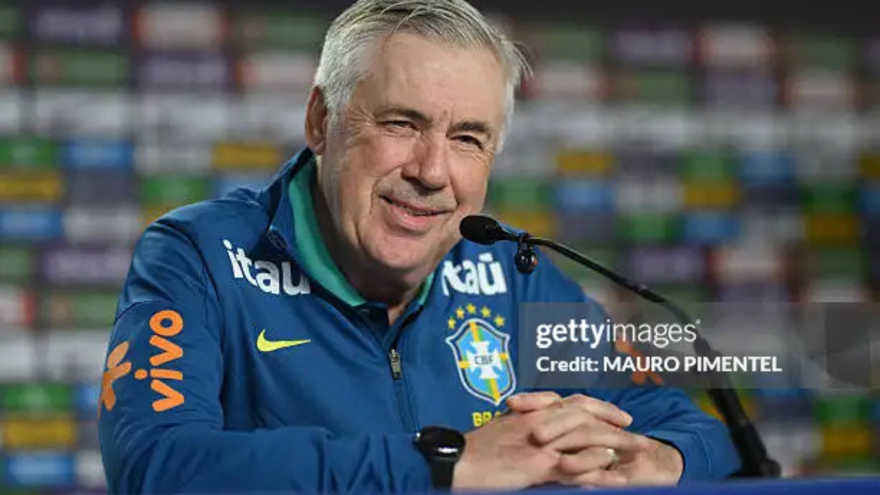 Carlo Ancelotti | Reprodução/mauro pimentel/Getty Images Embed