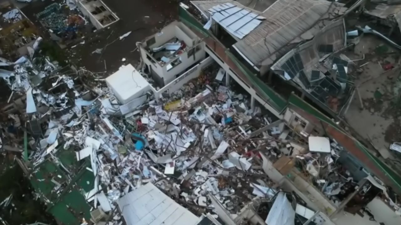 Cidade destruída após fortes tempestades no Paraná |Reprodução|Youtube|Canal g1