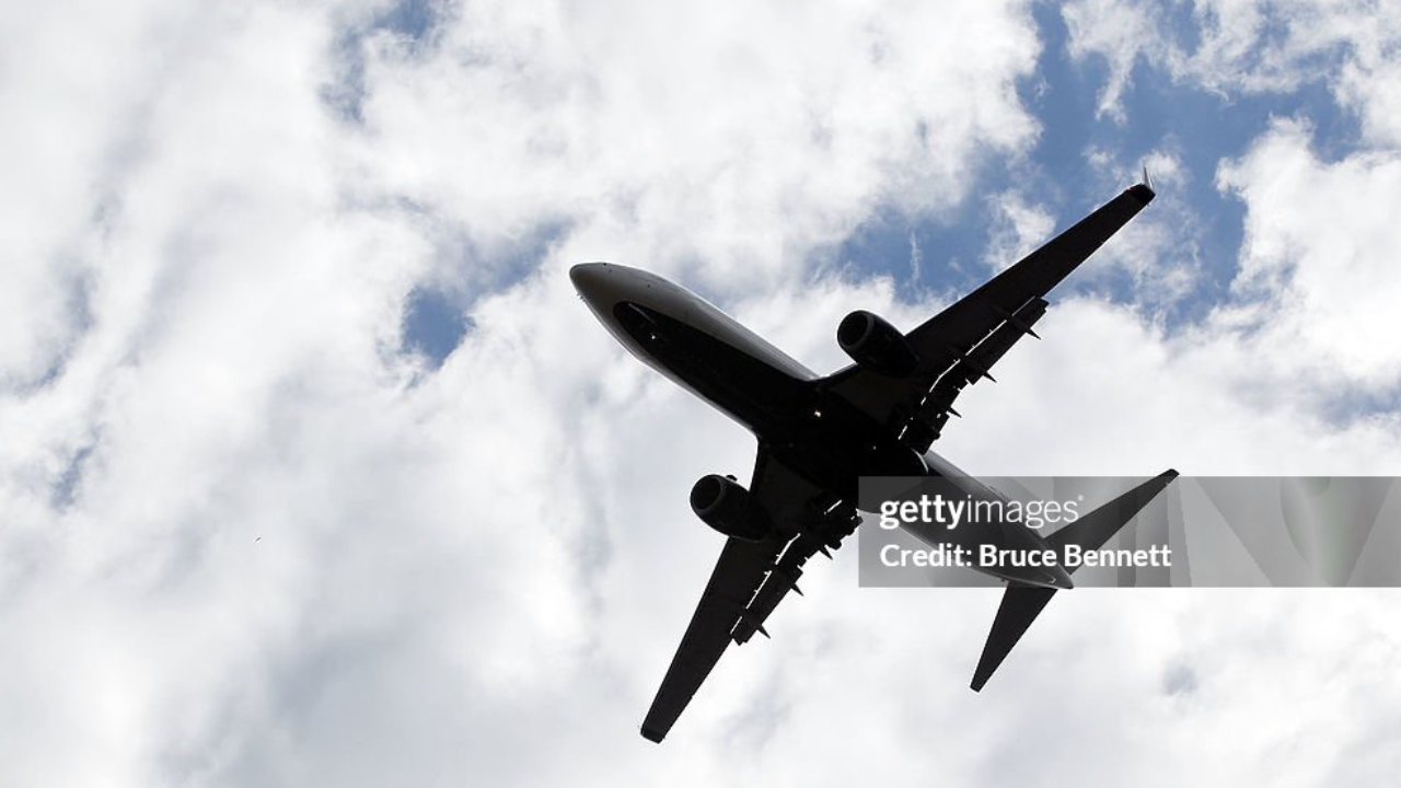 Avião de grande porte I Reprodução/Getty Images Embed/Bruce Bennett