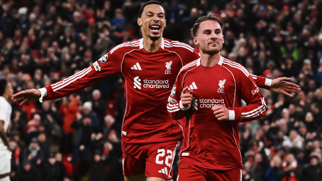 Ekitké e MacAllister | Reprodução/X/@LFC