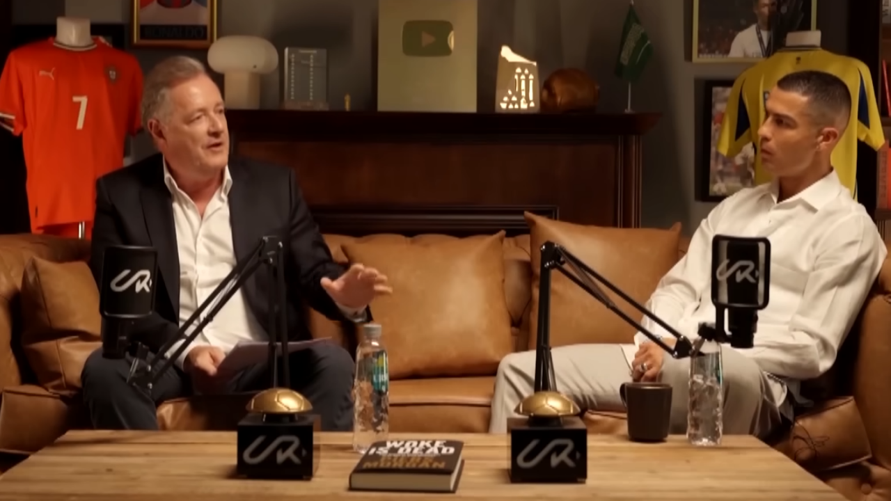 Cristiano Ronaldo em entrevista ao jornalista Piers Morgan | Reprodução/YouTube/Piers Morgan Uncensored