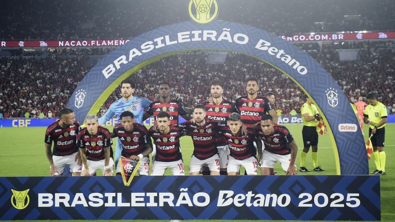Elenco do Flamengo | Reprodução/X/@lance_flamengo