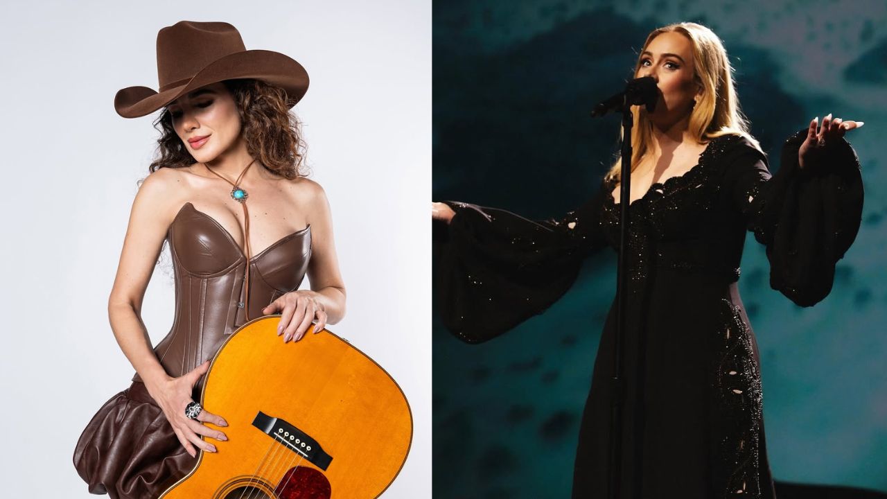 Paula Fernandes e Adele | Reprodução/Instagram/@paulafernandes/@adele