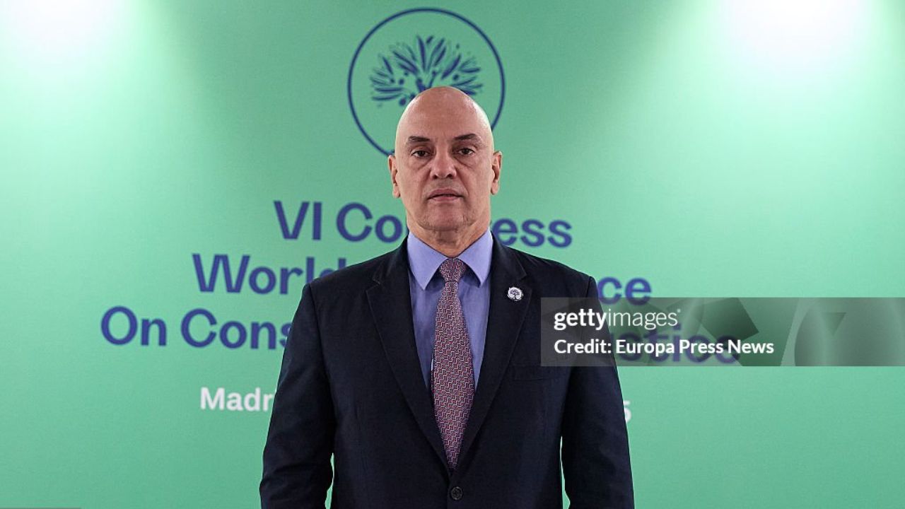 Alexandre de Moraes | Reprodução/Europa Press News/Getty Images Embed