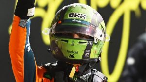 F1: Norris garante a pole no GP de Las Vegas em pista molhada