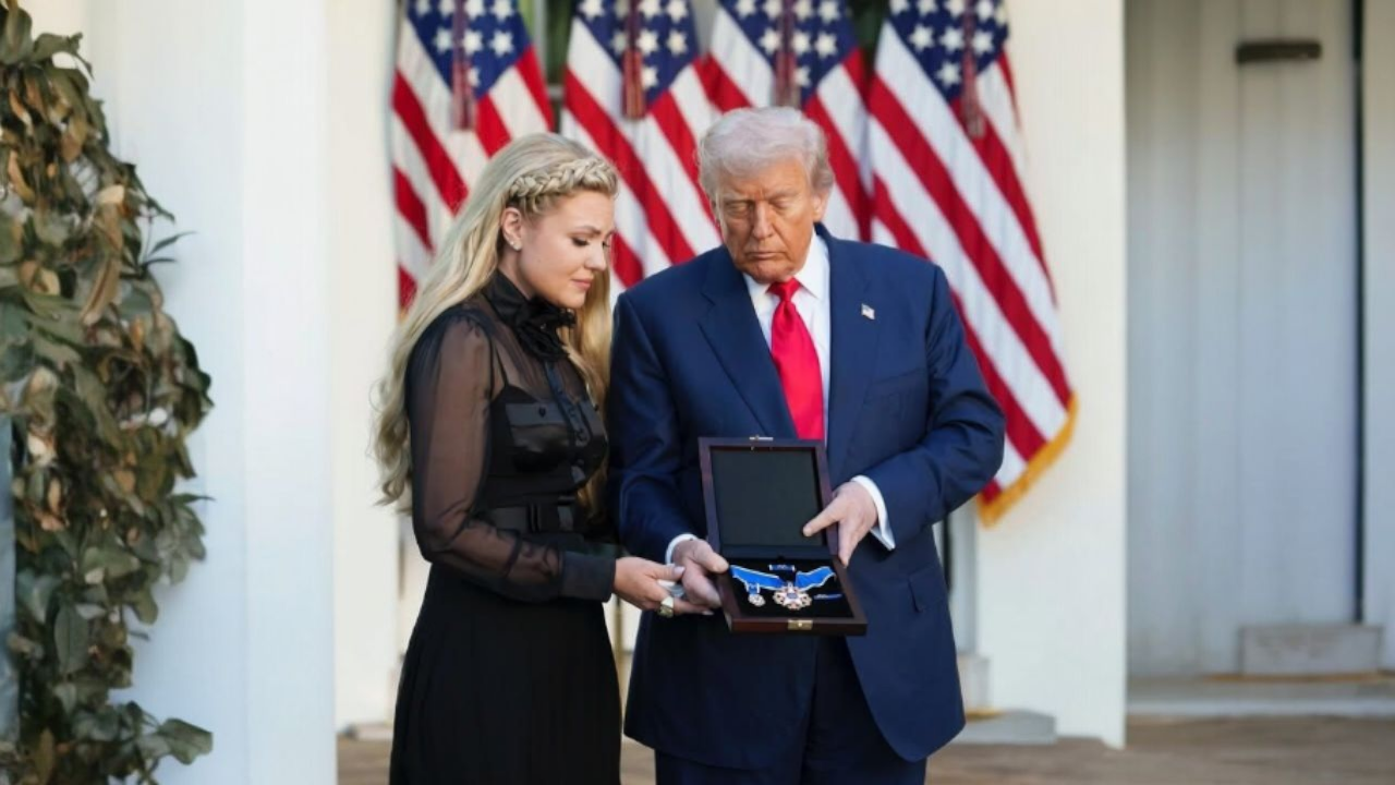 Presidente Trump em uma cerimônia de muita importância | Reprodução/ Instagram/ @realdonaldtrump