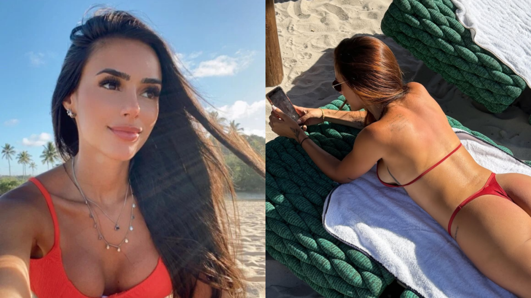 Bruna Biancardi curte dias de descanso em Mangaratiba com Neymar e as filhas