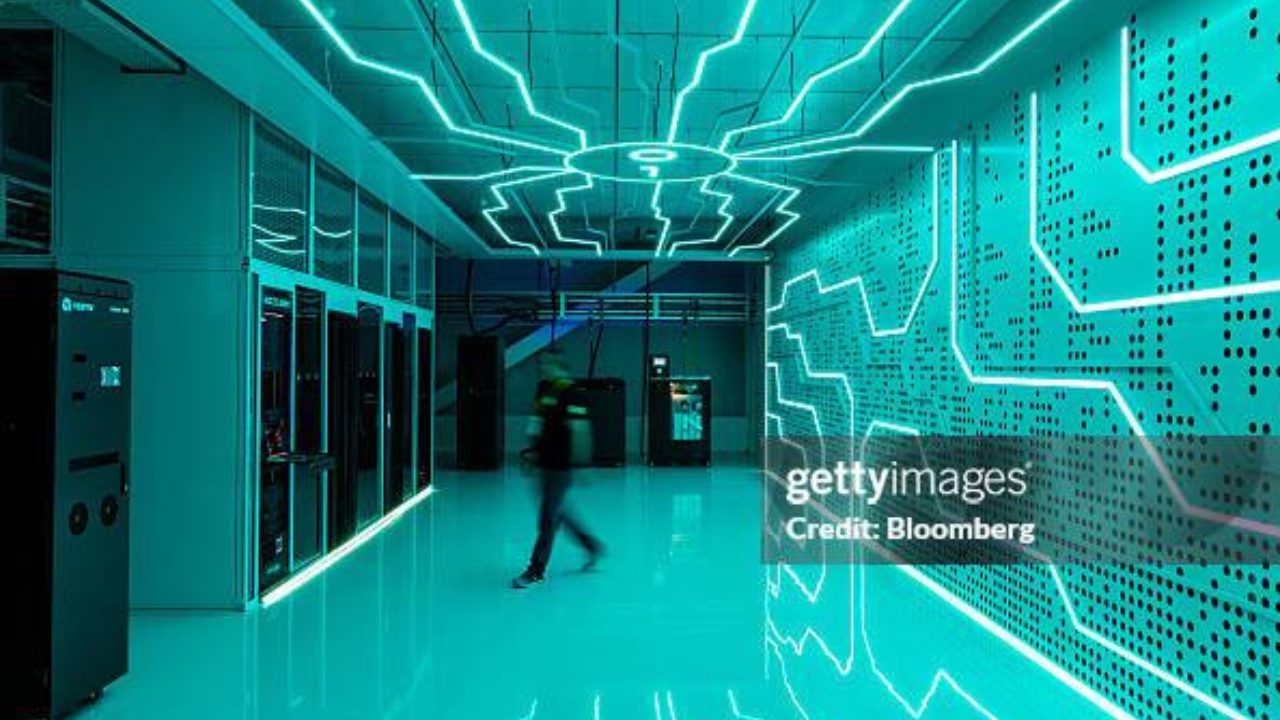 Data center da Ndivia na Europa | Reprodução / Jason Alden/Bloomberg/Getty Images Embed