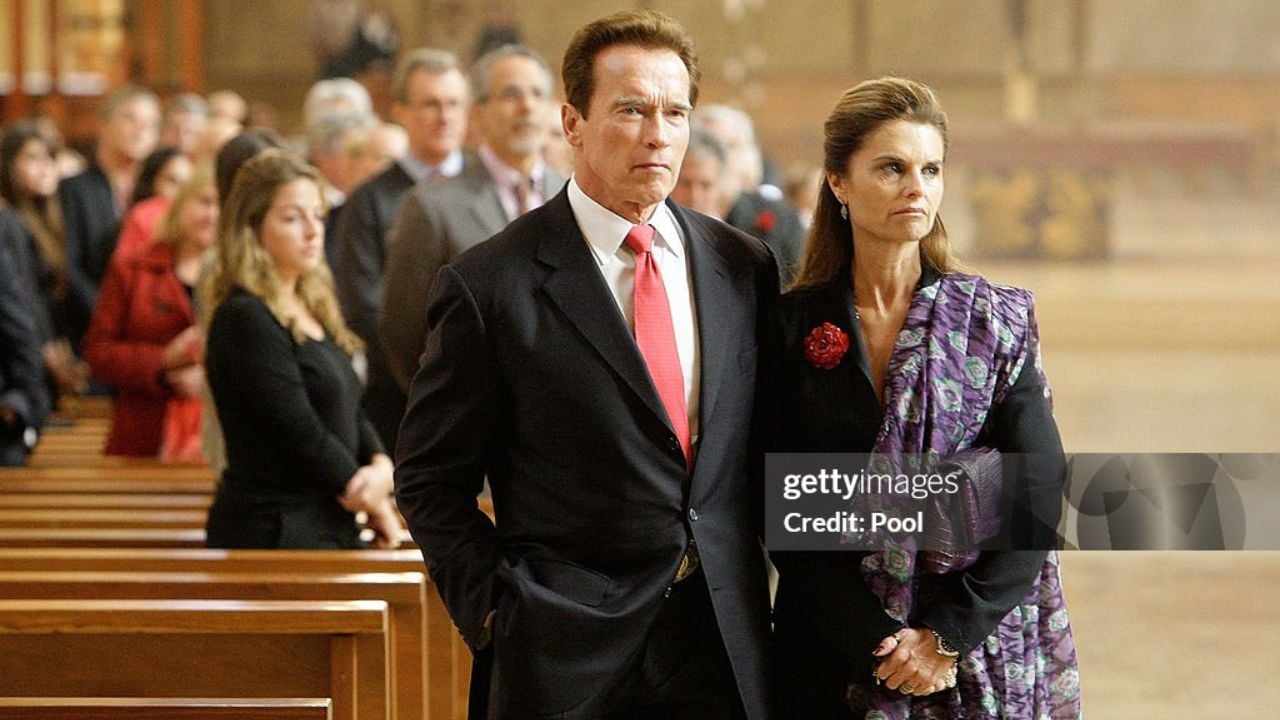 Arnold Schwarzenegger e Maria Schriver | Reprodução/Pool/Getty Images Embed