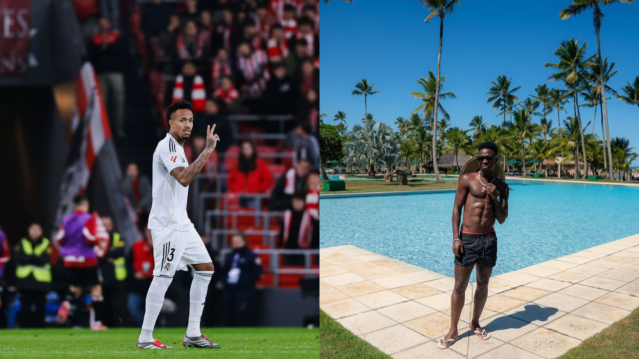 Eder Militão e Vinicius Junior | Reprodução/Instagram/@edermilitao/@vinijr