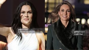 Jessie J explica quebra de protocolo ao abraçar Kate Middleton