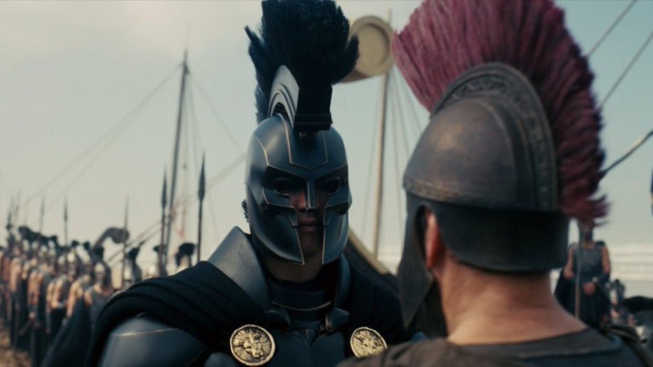 Cena do trailer de "A Odisseia"| Reprodução/X/@DiscussingFilm