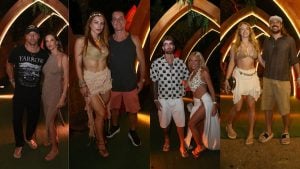 Celebridades festejam amor e romance em festa em Fernando de Noronha
