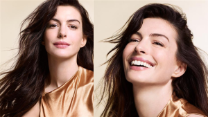 Anne Hathaway protagoniza nova campanha de skincare da Shiseido